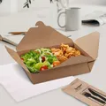 Ďalší obrázok produktu Food box (PAP/PE) nepremastiteľný kraft `M` 150 x 120 mm 1000ml [50 ks]
