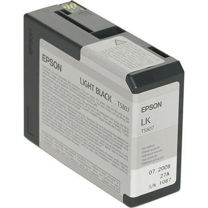 Hlavný obrázok produktu Foto cart. pro tiskárny "StylusPro 3800, 3880", EPSON Světlá černá, 80ml
