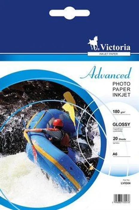Hlavný obrázok produktu Foto papír "Advanced", do inkoustové tiskárny, lesklý, 10x15 cm, 180g, VICTORIA 20 listů