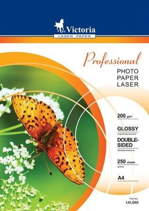 Hlavný obrázok produktu Foto papír "Professional", do laserové tiskárny, lesklý, A4, 200g, oboustranný, 250 listů