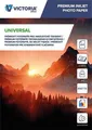 Ďalší obrázok produktu Fotografický papier Universal, do atramentovej tlačiarne, matný, A4, 180g, VICTORIA 20 listov