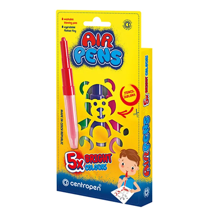 Hlavný obrázok produktu Foukací fixy CENTROPEN 1500, 5ks Bright colours