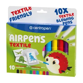 Fúkacie fixy CENTROPEN 1539, 10ks na textil