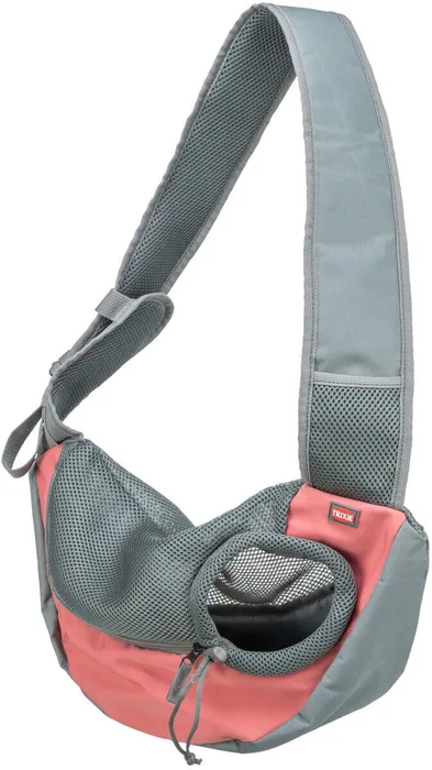 Hlavný obrázok produktu Front Sling Carrier - přední nosítko/taška, 50 x 25 x 18 cm, růžová/šedá (max. 5kg)