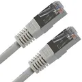 Patchcord FTP kat.5e RJ45 M-20m ekranowany szary oszczędny