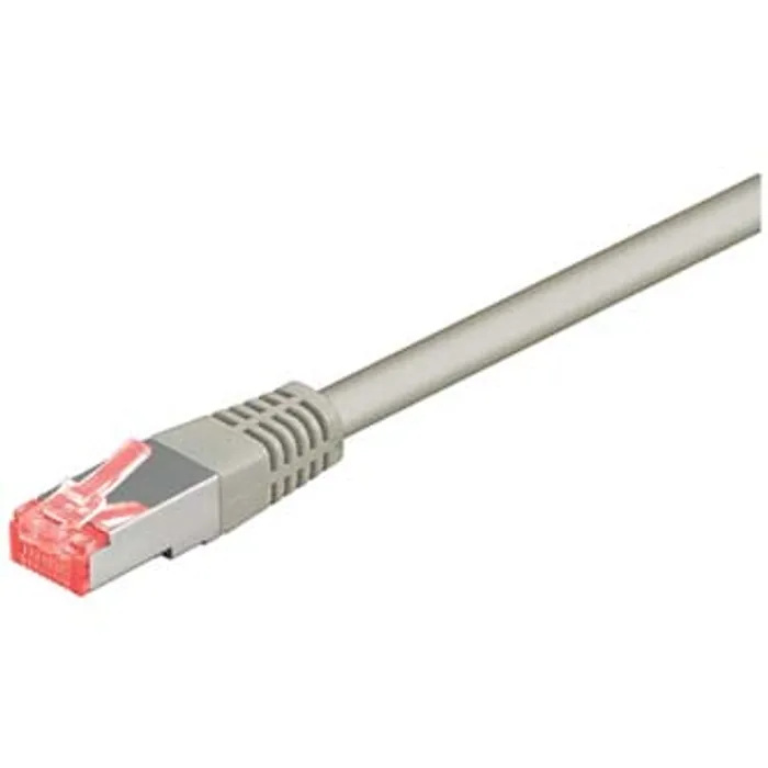Hlavný obrázok produktu FTP patchcord, Cat.6, RJ45 M-10m, stíněný, LSOH, šedý, economy