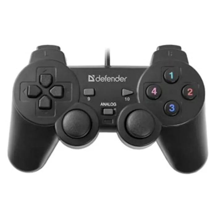 Hlavný obrázok produktu Gamepad Defender Omega, 12tl., USB, černý, vibrační, Windows R XP/VISTA/7/8/10