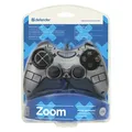 Gamepad Defender Zoom, 10tl., USB, šedý, vibračné, Windows XP/VISTA/7/8/10