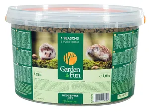 GARDEN FUN krmivo pre voľne žijúcich ježkov vedierko 1,6 kg