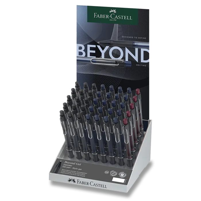 Hlavný obrázok produktu Gelové kuličkové pero Faber-Castell Beyond Gel - stojánek, 40 ks