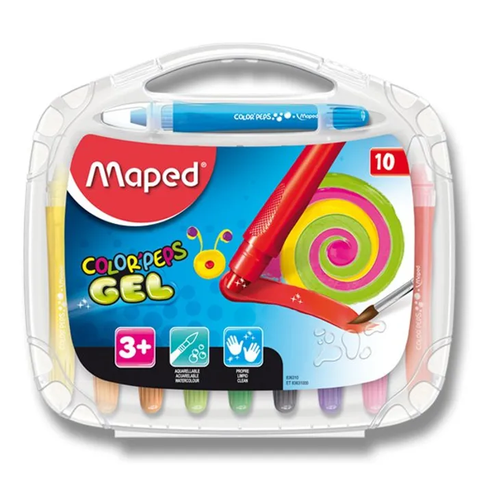 Hlavný obrázok produktu Gelové pastely Maped Color’Peps Gel 10 barev