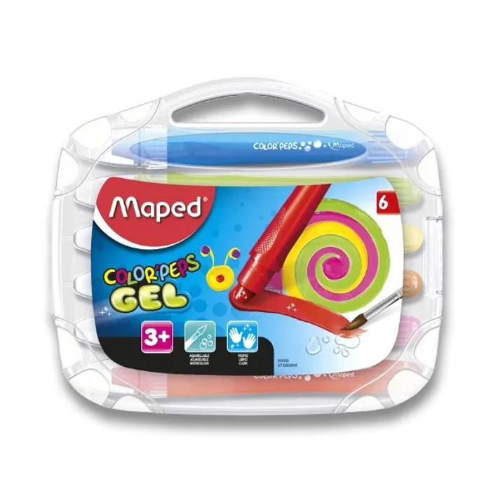 Hlavný obrázok produktu Gelové pastely Maped Color’Peps Gel 6 barev