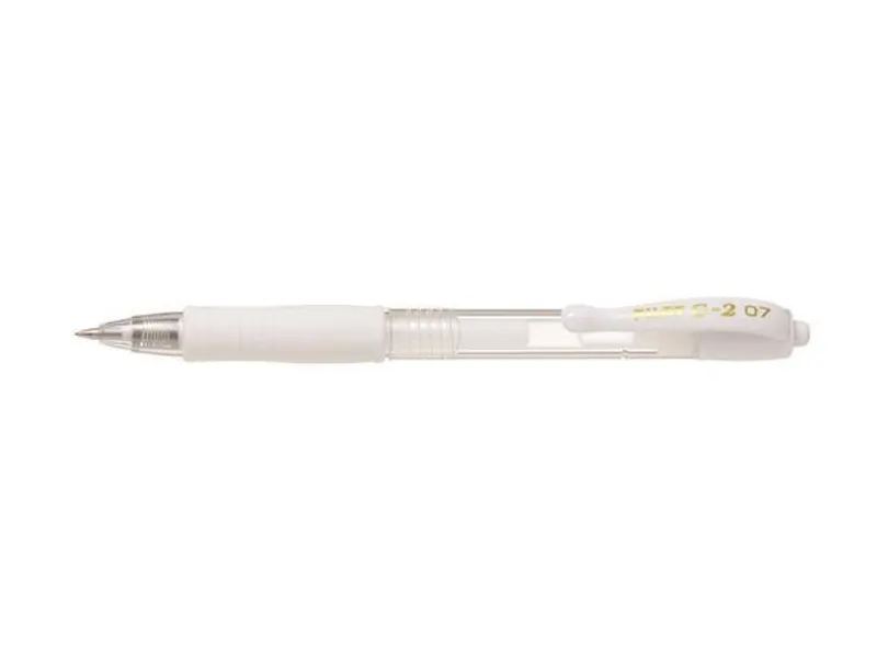 Hlavný obrázok produktu Gelové pero "G-2 Pastel", bílá, 0,32 mm, stiskací mechanismus, PILOT