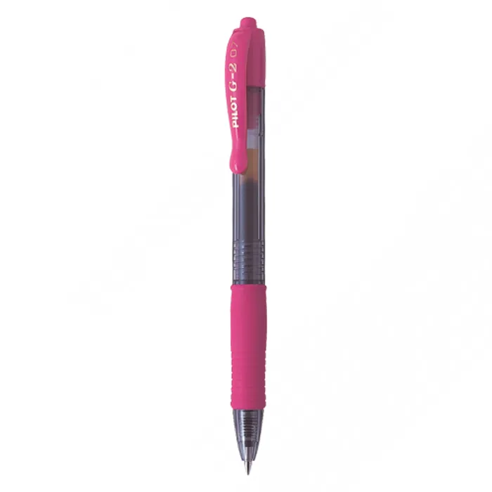Hlavný obrázok produktu Gelové pero "G-2", růžová, 0,32 mm, stiskací mechanismus, PILOT