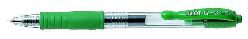 Hlavný obrázok produktu Gelové pero "G-2", zelená, 0,32mm, stiskací mechanismus, PILOT