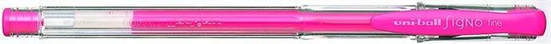Hlavný obrázok produktu Gelové pero "UM-100", fluorescenční růžová, 0,7mm, s uzávěrem, UNI