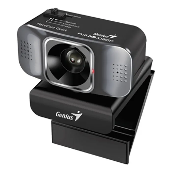 Hlavný obrázok produktu Genius Full HD Webkamera FaceCam Quiet, 1920x1080, USB 2.0, černá, Windows 7 a vyšší, FUL