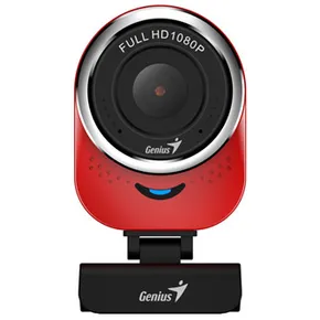Genius Full HD Webkamera QCam 6000, 1920x1080, USB 2.0, červená, Windows 7 a vyššia, FULL