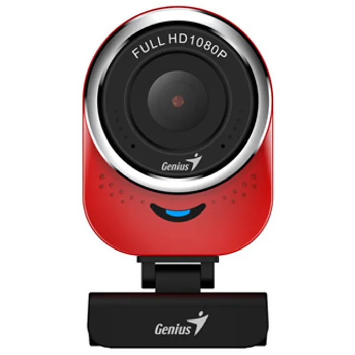 Hlavný obrázok produktu Genius Full HD Webkamera QCam 6000, 1920x1080, USB 2.0, červená, Windows 7 a vyšší, FULL