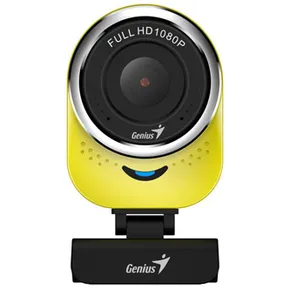 Genius Full HD Webkamera QCam 6000, 1920x1080, USB 2.0, žltá, Windows 7 a vyššia, FULL HD