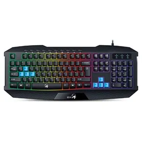 Genius GX GAMING Scorpion K215, klávesnica CZ/SK, herná, odolná proti poliatiu typ drôtová (USB), čierna