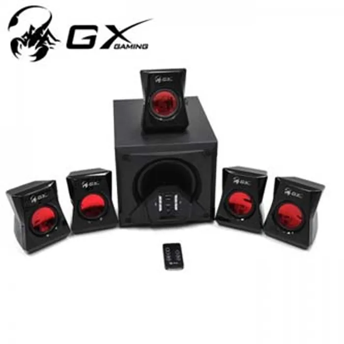 Hlavný obrázok produktu Genius GX Gaming SW-G5.1 3500 reproduktor herní, 5.1, 80W, červeno-černá, dálkové ovládán
