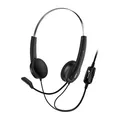 Ďalší obrázok produktu Genius HS-220U, slúchadlá s mikrofónom, ovládanie hlasitosti, čierna, 2.0, uzavretá, USB