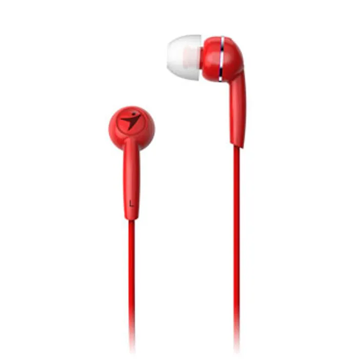 Hlavný obrázok produktu Genius HS-M320, sluchátka, bez ovládání hlasitosti, červené, špuntová typ 3.5 mm jack