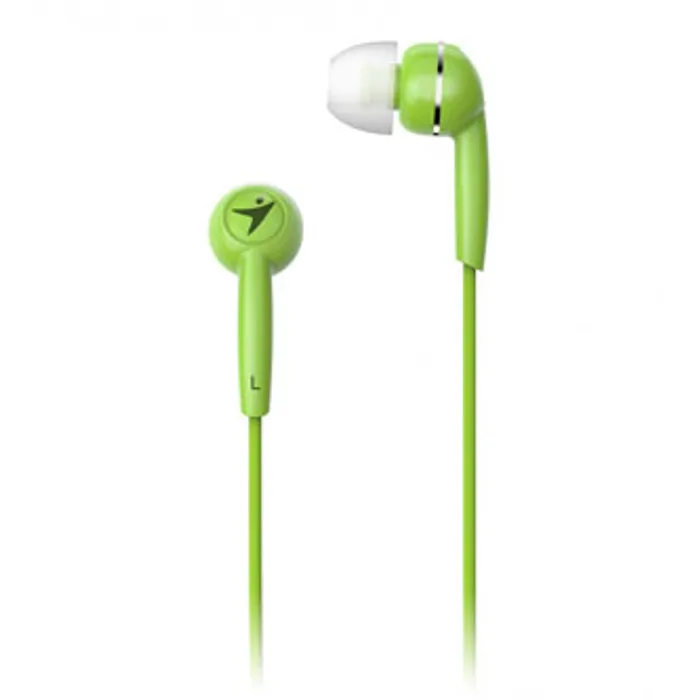 Hlavný obrázok produktu Genius HS-M320, sluchátka, bez ovládání hlasitosti, zelené, špuntová typ 3.5 mm jack