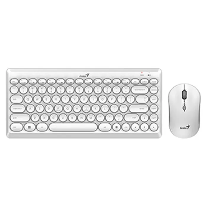 Hlavný obrázok produktu Genius LuxeMate Q8000, sada klávesnice s bezdrátovou optickou myší, 4x AAA, CZ/SK, klasic