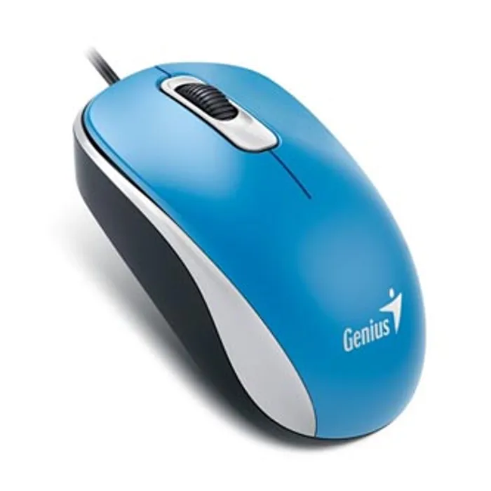 Hlavný obrázok produktu Genius Myš DX-110, 1000DPI, optická, 3tl., 1 kolečko, drátová USB, modrá, standardní, uni