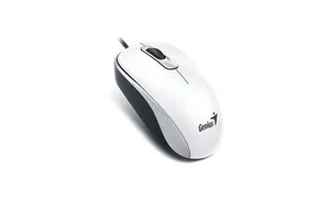 Genius Myš DX-120, 1200DPI, optická, 3tl., drôtová USB, biela, štandard, univerzál.