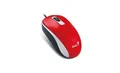 Genius Myš DX-120, 1200DPI, optická, 3tl., drôtová USB, červená, štandard, univerzál.