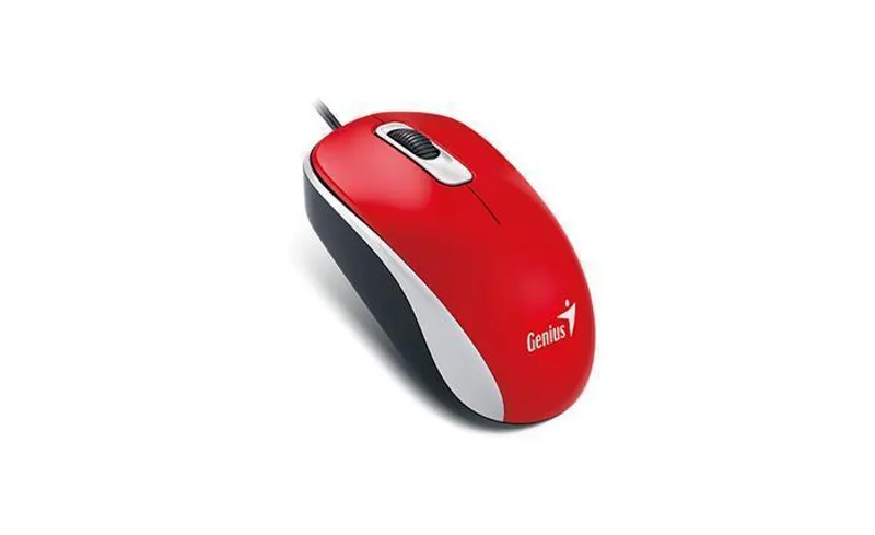Hlavný obrázok produktu Genius Myš DX-120, 1200DPI, optická, 3tl., 1 kolečko, drátová USB, červená, standardní, u