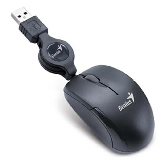 Hlavný obrázok produktu Genius Myš Micro Traveler V2, 1200DPI, optická, 3tl., 1 kolečko, drátová USB, černá, Micr