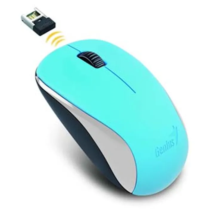 Hlavný obrázok produktu Genius Myš NX-7000, 1200DPI, 2.4 [GHz], optická, 3tl., 1 kolečko, bezdrátová, modrá, Blue