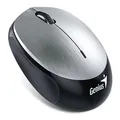 Genius Myš NX-9000BT, 1200DPI, Bluetooth, optická, 3tl., bezdrôtová, strieborná, vstavaná batéria, bluetooth