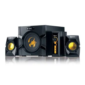 Genius reproduktory GX GAMING SW-G2.1 3000 Ver. II, 2.1, 80W, žlto-čierne, ovládací panel