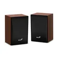 Genius reproduktory SP-HF380 BT, 2.0, 3W, hnedo-čierne, regulácia hlasitosti, BT, drevené,