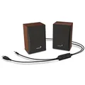 Genius reproduktory SP-HF380 BT, 2.0, 3W, hnedo-čierne, regulácia hlasitosti, BT, drevené,