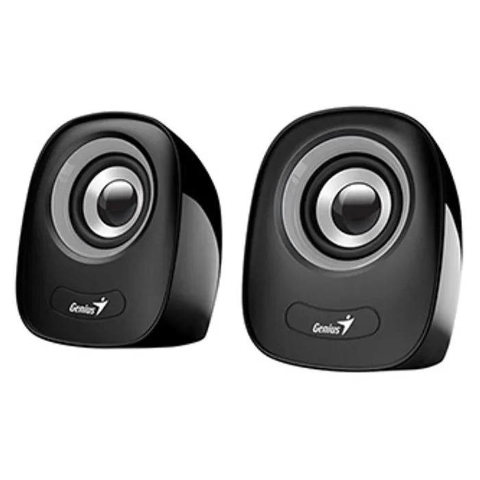 Hlavný obrázok produktu Genius reproduktory SP-Q160, 2.0, 6W, černošedé, regulace hlasitosti, stolní, 3,5 mm jack