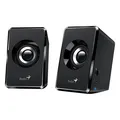 Genius reproduktory SP-U125, 2.0, 3W, čierne, regulácia hlasitosti, 3,5 mm jack (USB), 150H