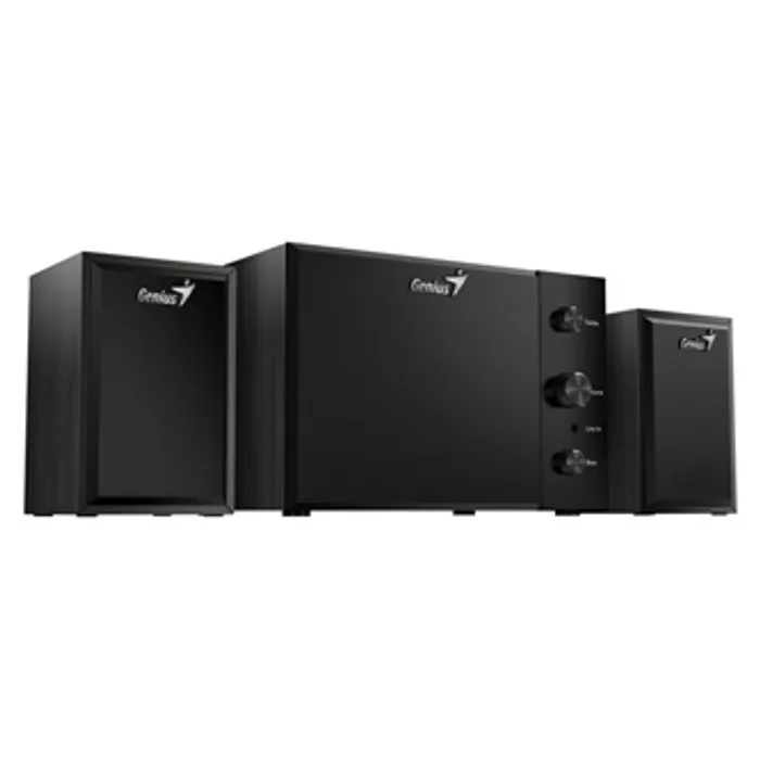 Hlavný obrázok produktu Genius reproduktory SW-2.1 350, 2.1, 15W, černé, ovládací panel, ovládaní basů a výšek, 3