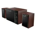 Genius reproduktory SW-2.1 350, 2.1, 15W, hnedo-čierne, ovládací panel, ovládanie basov a vý