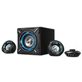 Genius reproduktory SW-G2.1 1000, 2.1, 26W, čierne, ovládanie hlasitosti, modro podsvietené,