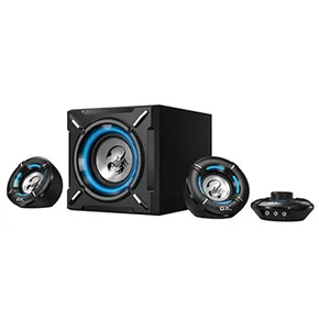 Genius reproduktory SW-G2.1 1000, 2.1, 26W, čierne, ovládanie hlasitosti, modro podsvietené,