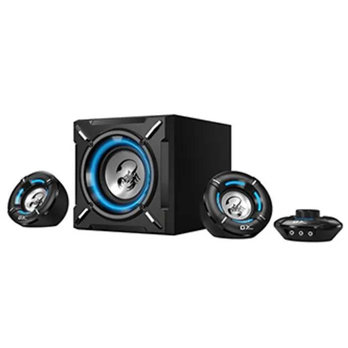 Hlavný obrázok produktu Genius reproduktory SW-G2.1 1000, 2.1, 26W, černé, ovládání hlasitosti, modře podsvícené,