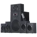 Genius reproduktory SW-HF 5.1 4500 v2, 5.1, 125W, čierne, diaľkové ovládanie, domáce kino, 3