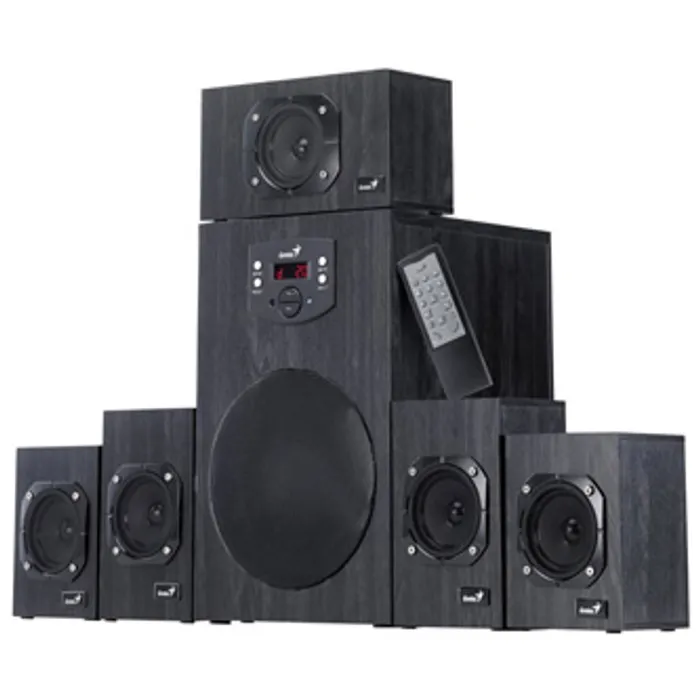 Hlavný obrázok produktu Genius reproduktory SW-HF 5.1 4500 v2, 5.1, 125W, černé, dálkové ovládání, domácí kino, 3