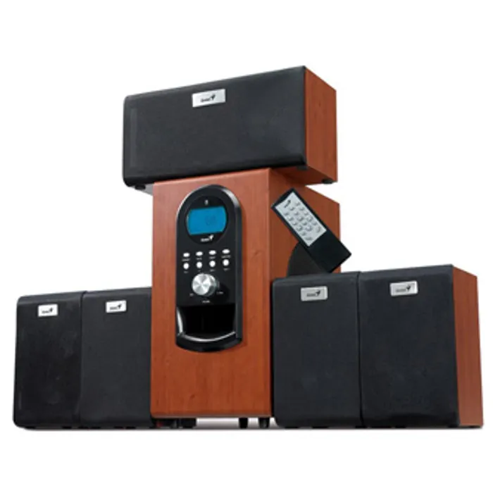Hlavný obrázok produktu Genius reproduktory SW-HF 5.1 6000 v2, 5.1, 200W, hnědo-černé, dálkové ovládání, domácí k